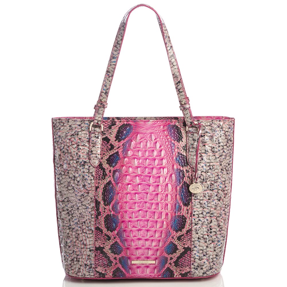 Brahmin | Women's Abigail Pink Cobra Ombre Melbourne