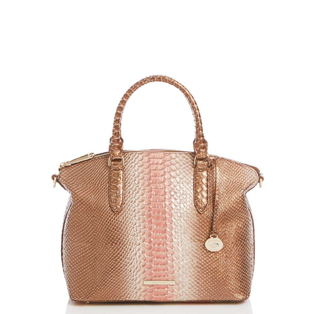 Brahmin | Women's Duxbury Satchel Natural CocoBay