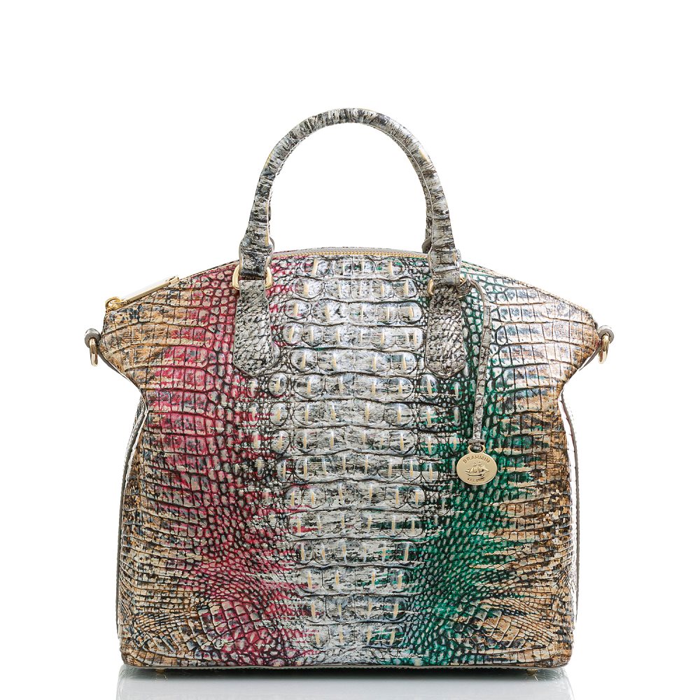 Brahmin | Women's Large Duxbury Satchel Carnival Ombre Melbourne