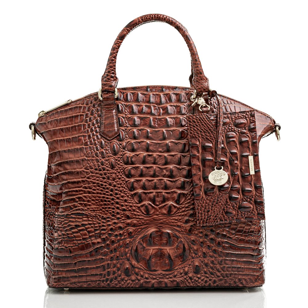 Brahmin | Women's Mini Envelope Case | Pecan Leather Envelope Wallet