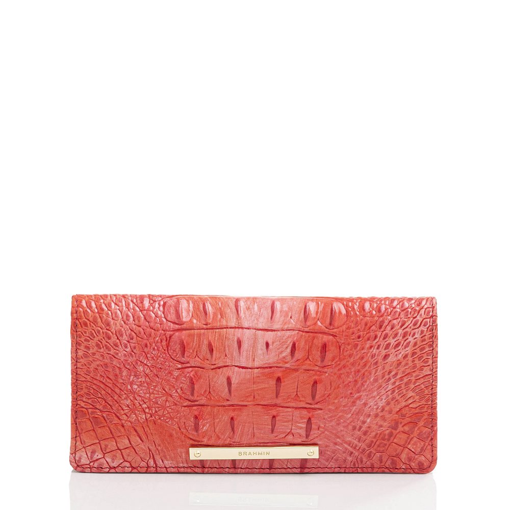 Brahmin | Women's Ady Wallet Punchy Coral Melbourne