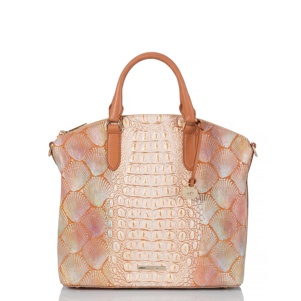 Brahmin | Women's Large Duxbury Satchel Scallop Bondi