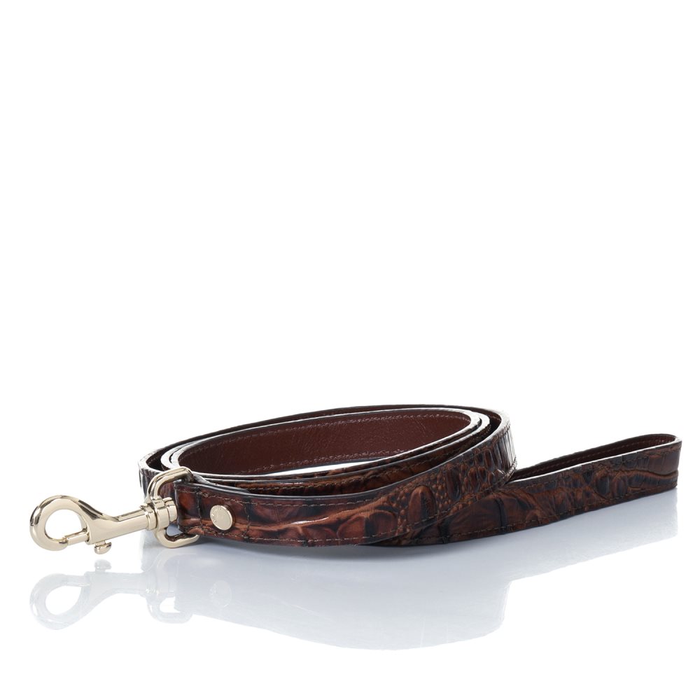 Brahmin | Women's Medium Pet Leash Pecan Melbourne