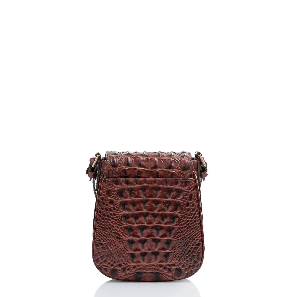 Brahmin | Women's Everlee | Vintage Brown Leather Crossbody Bag