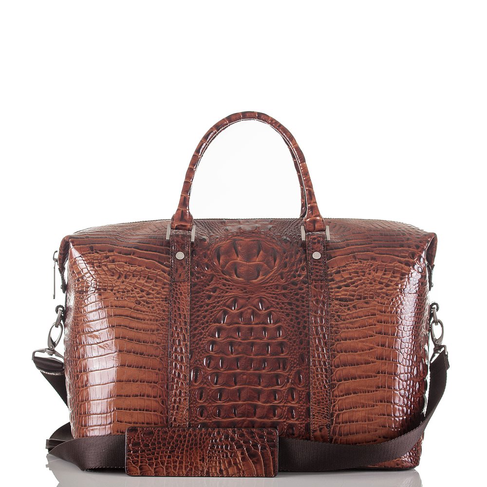 Brahmin | Men's Duxbury Duffle Pecan Melbourne