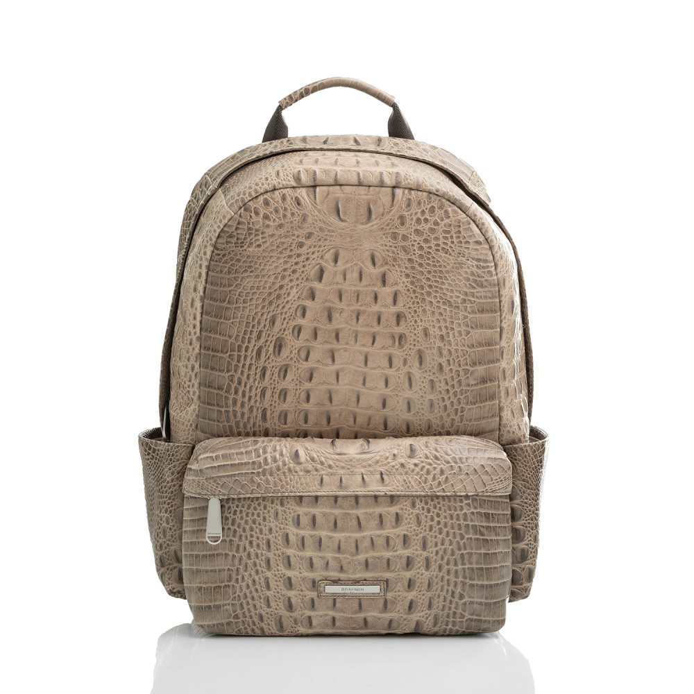 Brahmin | Men's Lucas Backpack Biscuit Valley