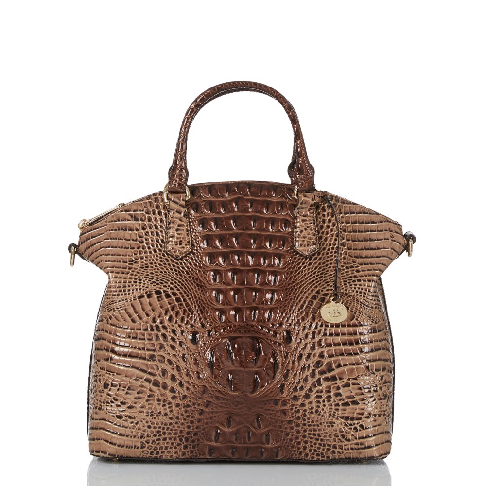 Brahmin | Women's Large Duxbury Satchel Mocha Ombre Melbourne