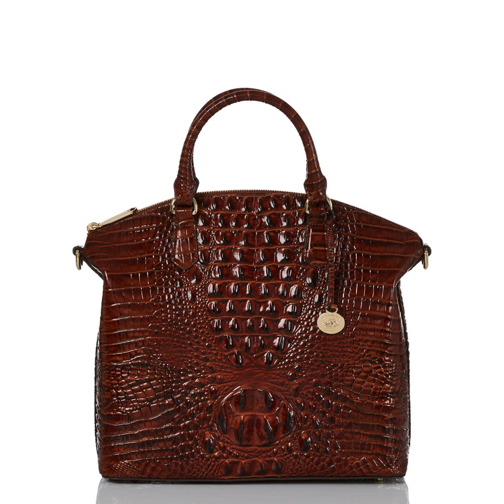 Brahmin | Women's Large Duxbury Satchel Pecan Melbourne