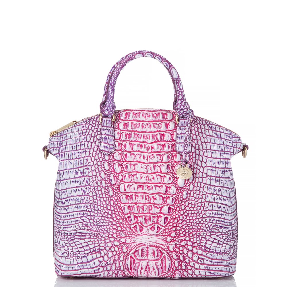 Brahmin | Women's Large Duxbury Satchel Boysenberry Ombre Melbourne - Click Image to Close