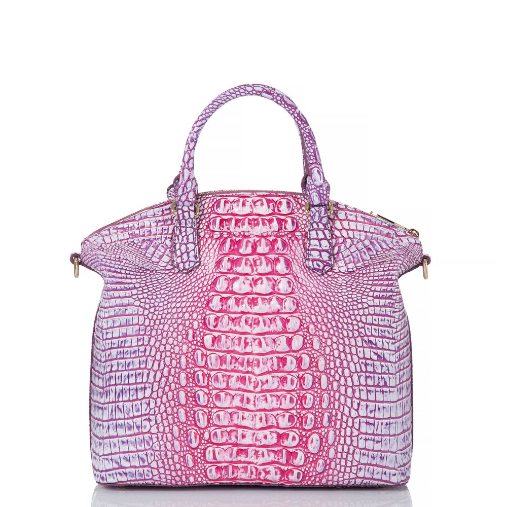 Brahmin | Women's Large Duxbury Satchel Boysenberry Ombre Melbourne