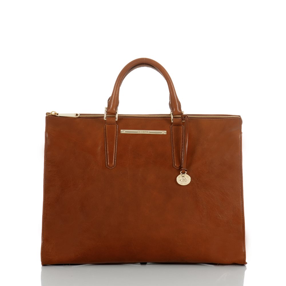 Brahmin | Women's Business Tote Whiskey Topsail