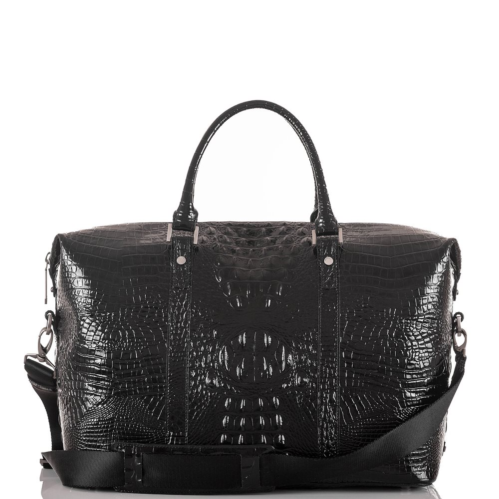 Brahmin | Men's Duxbury Duffle Black Melbourne