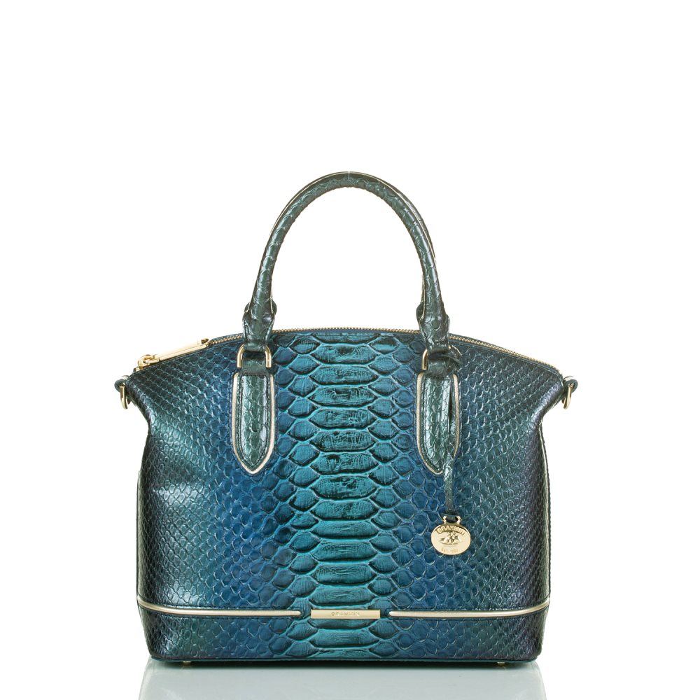Brahmin | Women's Duxbury Satchel Sapphire Ateague