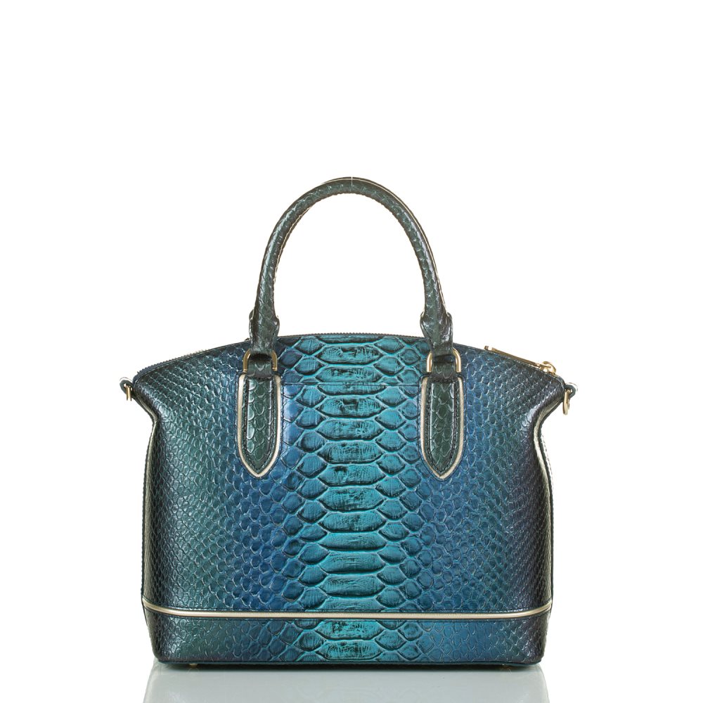 Brahmin | Women's Duxbury Satchel Sapphire Ateague