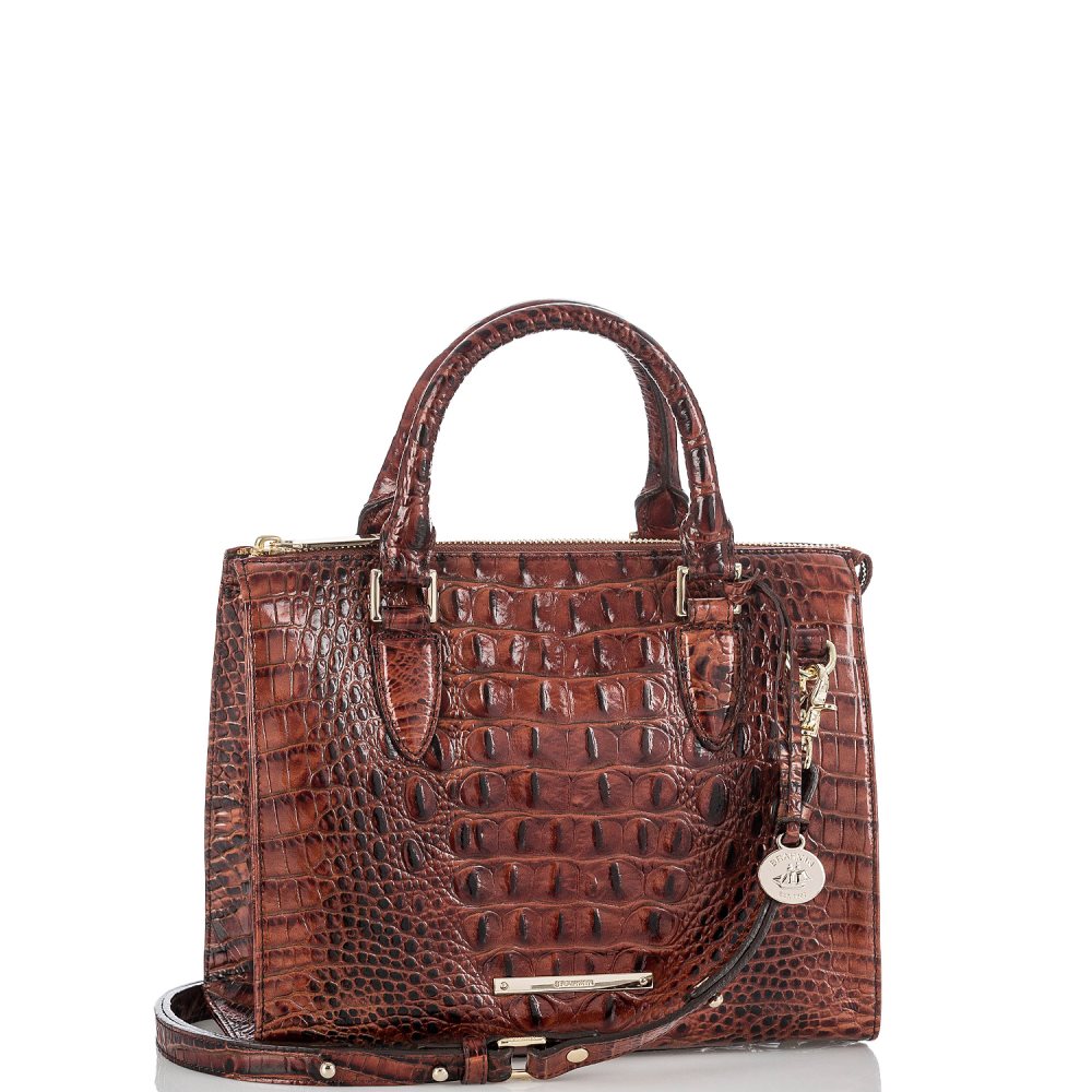 Brahmin | Women's Anywhere Convertible Handbag | Pecan Melbourne