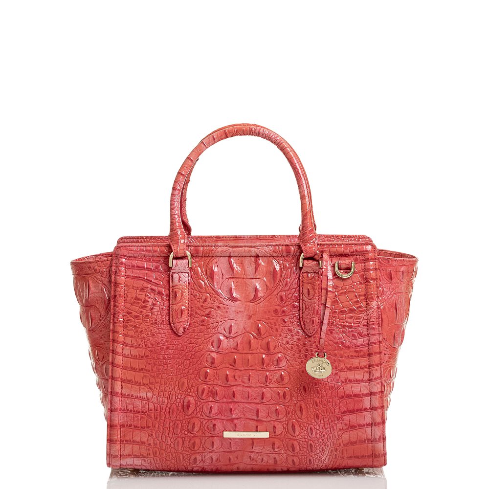 Brahmin | Women's Aubree Punchy Coral Melbourne