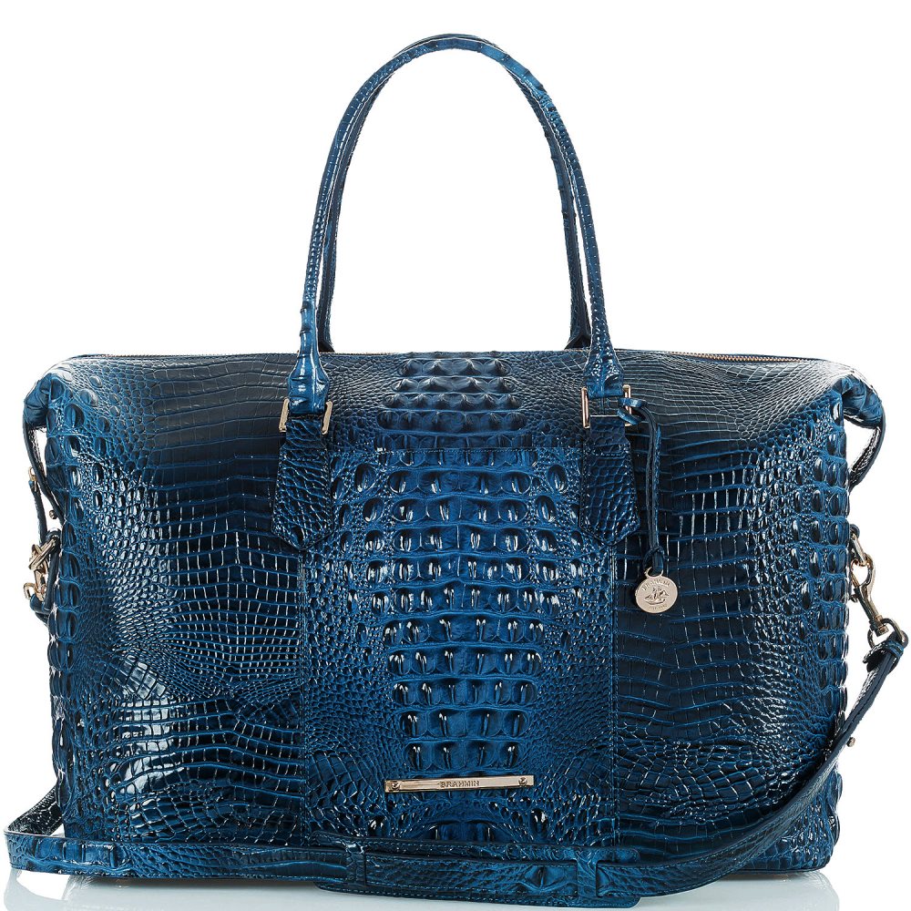 Brahmin | Women's Duxbury Weekender Sapphire Melbourne