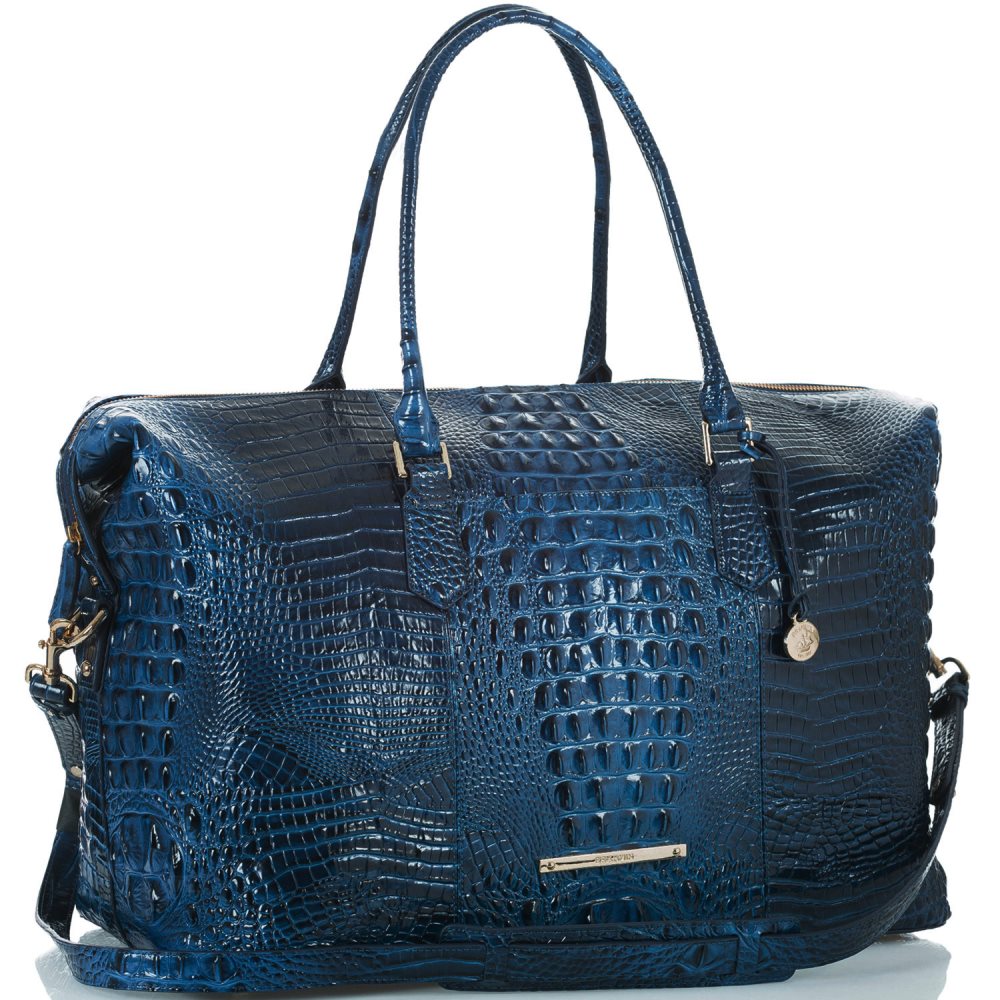 Brahmin | Women's Duxbury Weekender Sapphire Melbourne