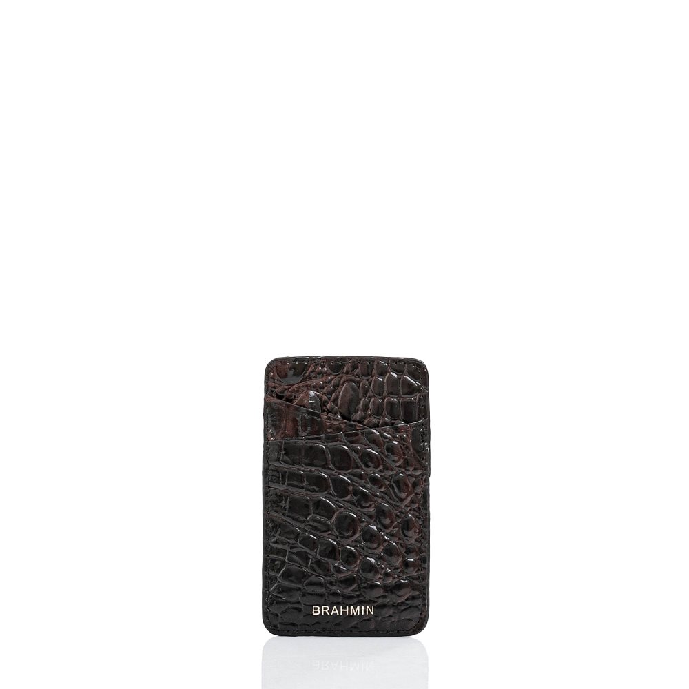 Brahmin | Women's Card Case Cocoa Melbourne